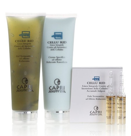 Capri Beauty Line CelluRid Reducing Effect Thermo-Active Phials - Антицеллюлитный концентрат с термоактивным действием - 1