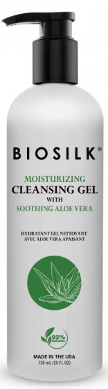 BioSilk Moisturising Cleansing Gel with Soothing Aloe Vera - Увлажняющий очищающий гель для рук "Алоэ вера"
