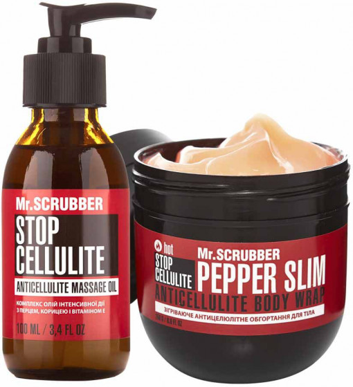 Mr.Scrubber Stop Cellulite Massage Oil - Антицеллюлитное массажное масло - 1