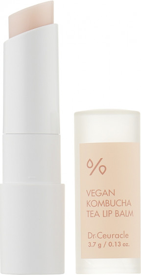 Dr.Ceuracle Vegan Kombucha Tea Lip Balm - Увлажняющий бальзам для губ с экстрактом комбучи