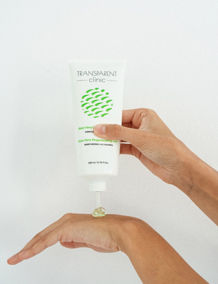 Transparent Clinic Aloe Vera Regenerating Gel - Увлажняющий и успокаивающий гель Aлоэ - 1