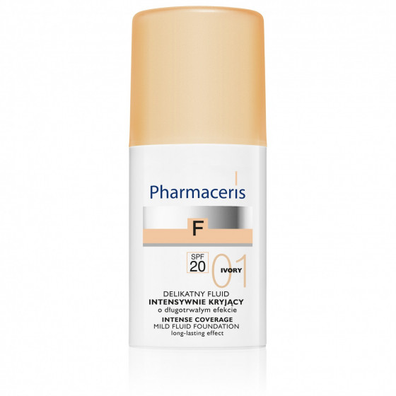 Pharmaceris F Intense Coverage Mild Fluid Foundation SPF 20 - Интенсивно маскирующий тональный флюид - 1