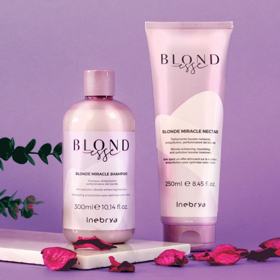 Inebrya Blondesse Blonde Miracle Nectar - Интенсивная питательная маска для волос цвета блонд - 1