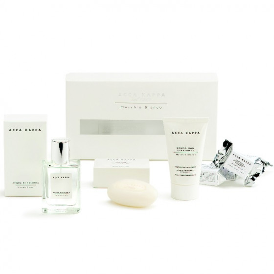 Acca Kappa White Moss Gift Set - Подарочный набор (EDC50+H/C75+SOAP50+B/T4x8)
