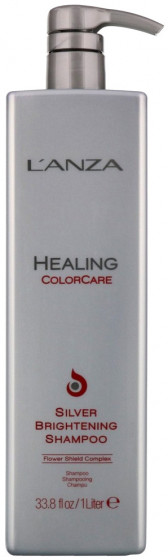 L'anza Healing Color Care Silver Brightening Shampoo - Серебристый шампунь для устранения желтизны волос