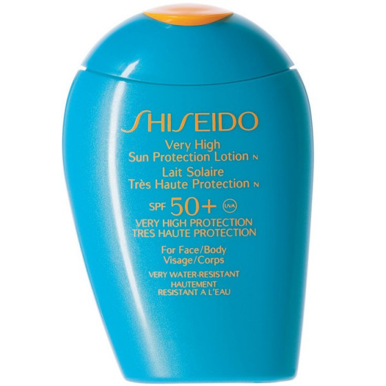 Shiseido Very High Sun Protection Lotion N - Лосьон солнцезащитный для лица и тела водостойкий SPF 50+