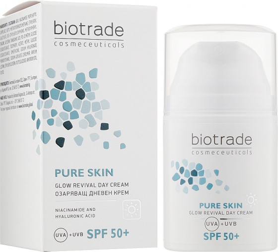 Biotrade Pure Skin Day Cream SPF 50 - Дневной ревитализирующий крем с SPF 50 против первых признаков старения - 1