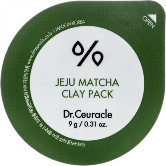 Dr.Ceuracle Jeju Matcha Clay Pack - Очищающая глиняная маска с чаем матча - 1