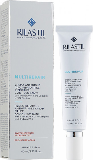 Rilastil Multirepair Hydro-Repairing Anti-Wrinkle Cream - Антиоксидантный увлажняющий крем-филлер против морщин - 1