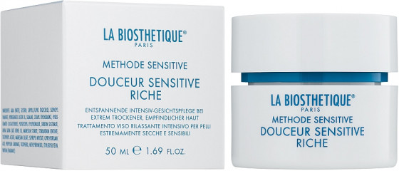La Biosthetique Methode Sensitive Douceur Riche - Обогащенный регенерирующий крем для сухой и очень сухой чувствительной кожи - 1
