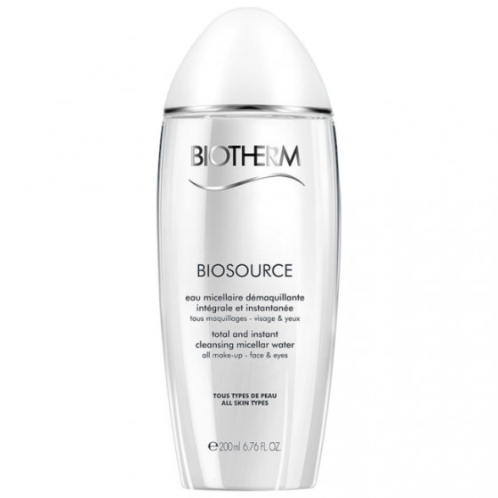 Biotherm Biosource Eau Miccellaire - Мицеллярная вода для снятия макияжа с лица и глаз освежающая для всех типов кожи