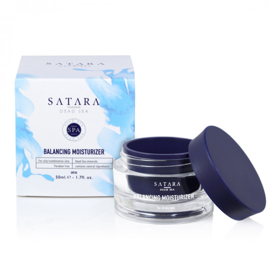 Satara Dead Sea Powerful Moisturizer SPF25 for Oily/Combination Skin - Дневной увлажняющий крем для комбинированной и жирной кожи - 2