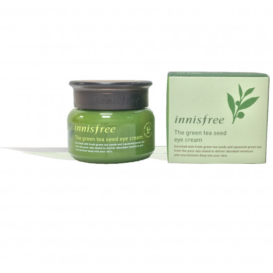 Innisfree Green Tea Seed Eye Cream - Крем для век с зеленым чаем - 1