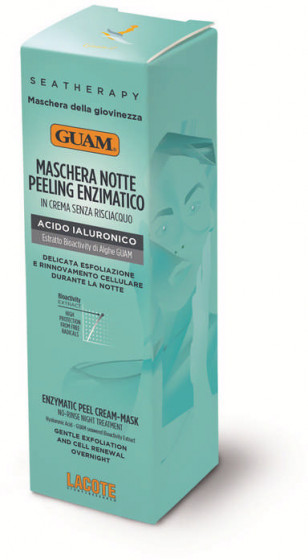 GUAM Seatherapy Maschera Notte Peeling Enzimatico - Ночная энзимная пилинг-маска для лица