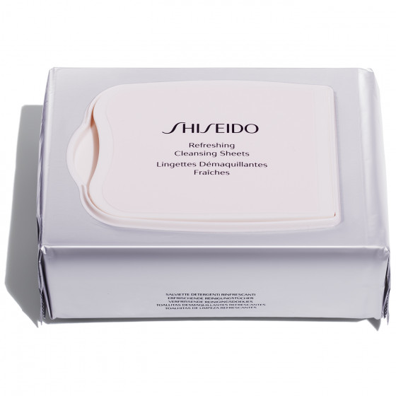 Shiseido Skincare Global Refreshing Cleansing Sheets - Освежающие салфетки для лица - 1