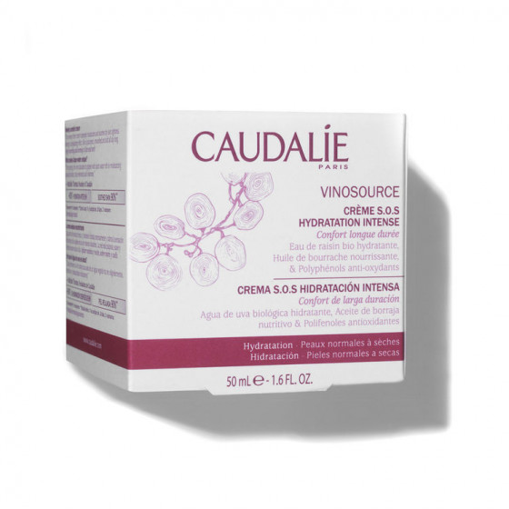 Caudalie Vinosource S.O.S Intense Moisturizing Cream - Интенсивный увлажняющий крем - 1