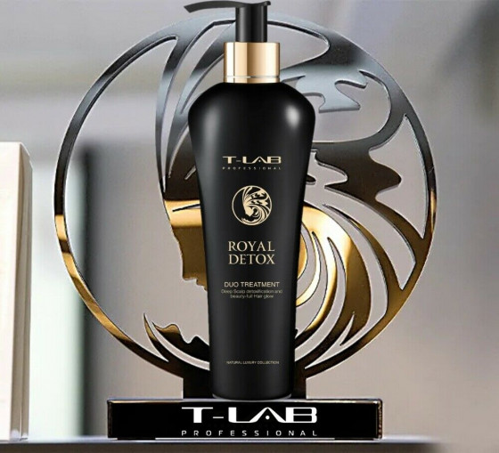 T-LAB Professional Royal Detox Duo Treatment - Дуо-уход для королевской гладкости и абсолютной детоксикации - 1