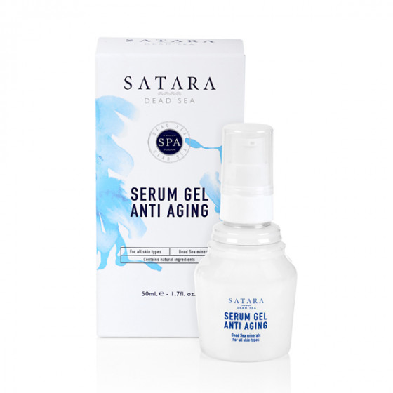 Satara Dead Sea Serum Gel Anti Aging - Антивозрастная гель-сыворотка - 2