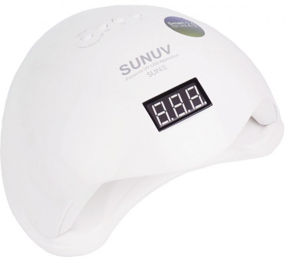 SUNUV LED+UV SUN5 48W White - УФ-лампа для маникюра - 1