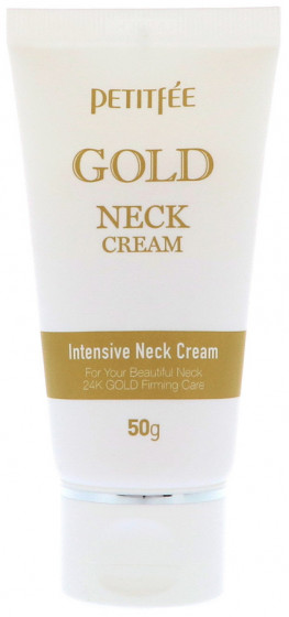 Petitfee & Koelf Gold Neck Cream - Крем для шеи и декольте с золотом - 1