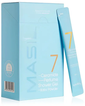 Masil 7 Ceramide Perfume Shower Gel Baby Powder - Гель для душа с керамидами с ароматом детской присыпки