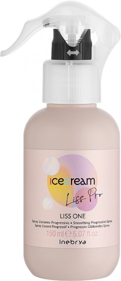 Inebrya Ice Cream Liss-Pro Liss One 15in1 - Разглаживающий спрей для жестких и пушистых волос 15в1