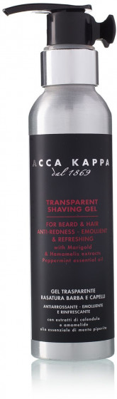 Acca Kappa Transparent Shaving Gel - Прозрачный гель для бритья