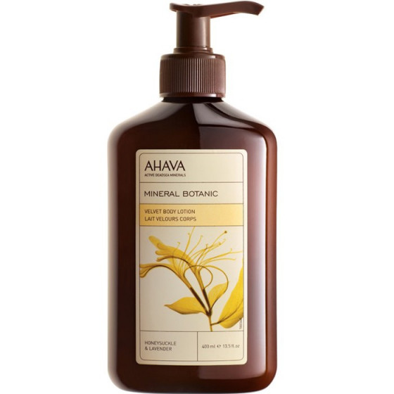 Ahava Mineral Botanic Velvet Body Lotion Honeysuckle & Lavender - Нежное молочко для тела Жимолость и Лаванда