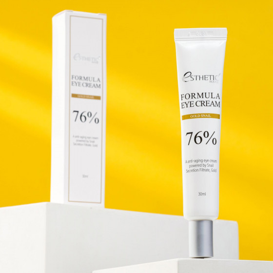 Esthetic House Formula Eye Cream Gold Snail 76% - Питательный крем для кожи вокруг глаз с муцином улитки - 2