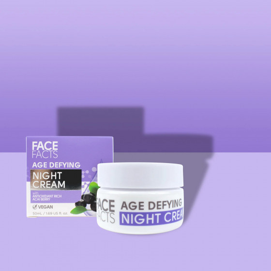 Face Facts Age Defying Night Cream - Антивозрастной ночной крем для лица - 1