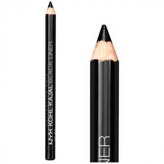 NYX Kohl Kajal Black Liner (Collection Noir) - Карандаш для подводки внутреннего века - 1