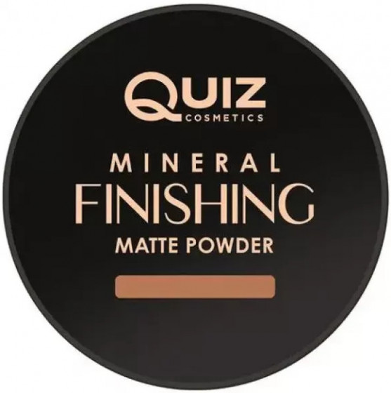 Quiz Cosmetics Mineral Finishing Matte Powder - Минеральная матирующая финишная пудра для лица