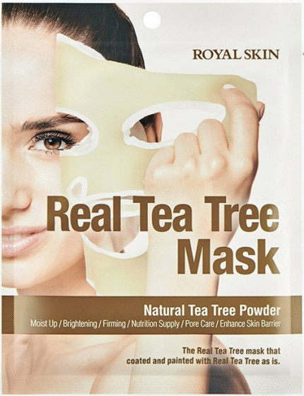 Royal Skin Real Tea Tree Mask - Маска для лица с экстрактом чайного дерева