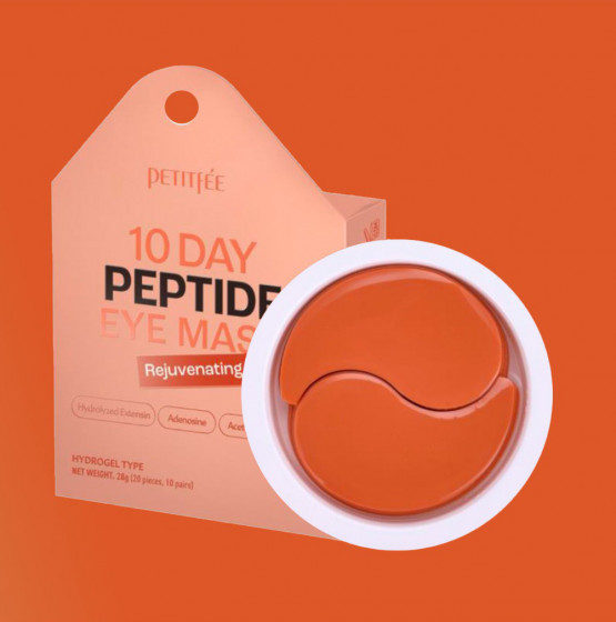 Petitfee & Koelf 10 Days Peptide Eye Mask - Омолаживающие гидрогелевые патчи с пептидами - 2