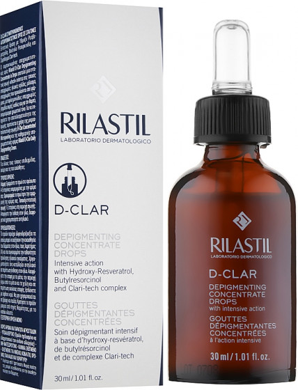 Rilastil D-Clar Depigmenting Concentrate Drops - Тонизирующий концентрат для кожи лица склонной к пигментации - 1