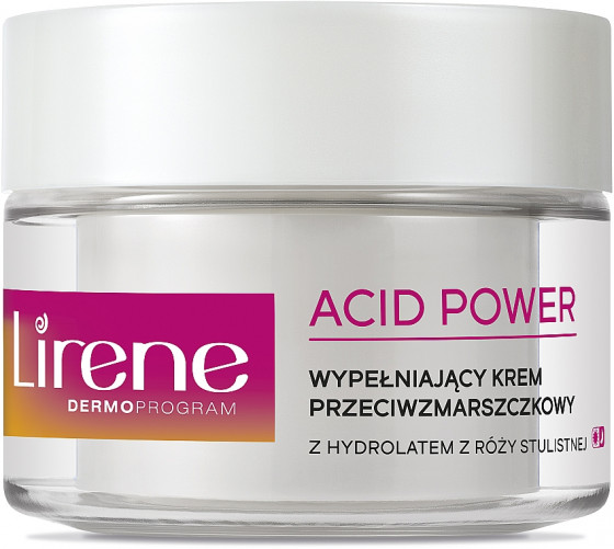 Lirene Acid Power Filling Anti-Wrinkle Cream - Крем для лица с розмариновой кислотой