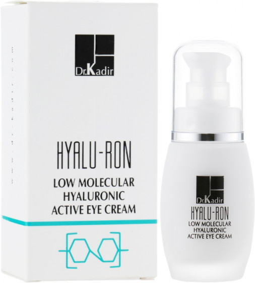 Dr. Kadir Hyalu-Ron Low Molecular Hyaluronic Eye Cream - Низкомолекулярный активный гиалуроновый крем для глаз