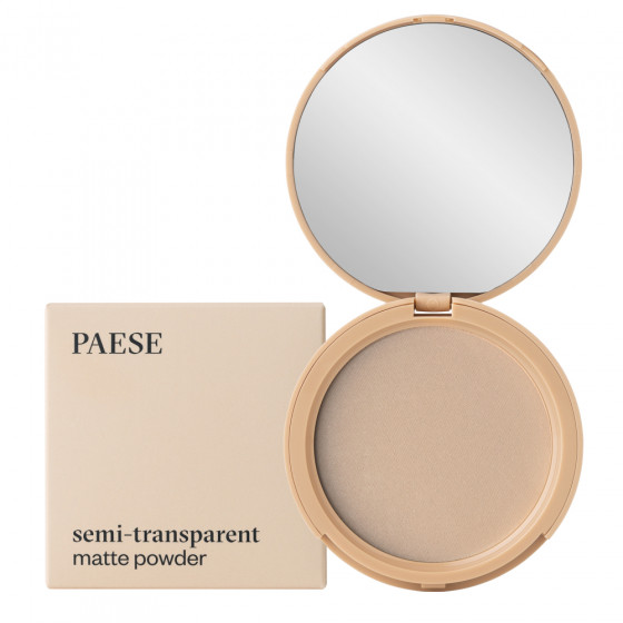 Paese Semitransparent Pressed Powder - Компактная матирующая полупрозрачная пудра