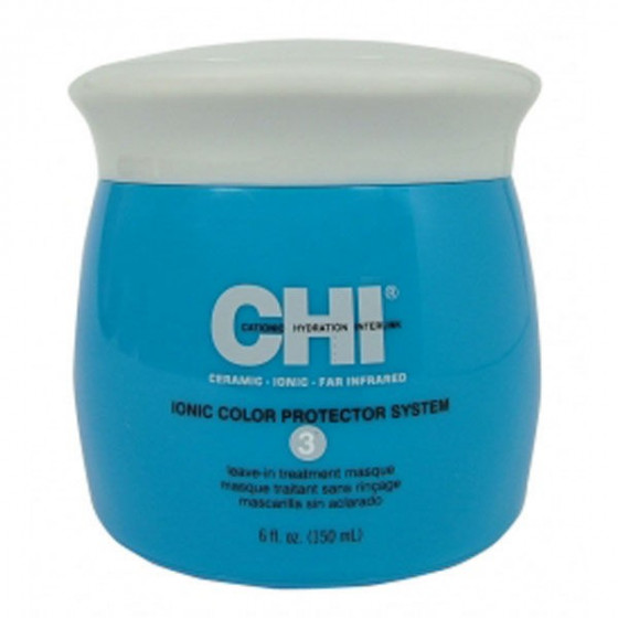 Chi Ionic Color Protector System 3 Leave-In Treatment Masque - Несмываемая лечебная маска для защиты цвета волос