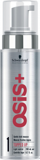 Schwarzkopf Professional Osis+ Topped Up Mousse - Мусс для волос легкой фиксации
