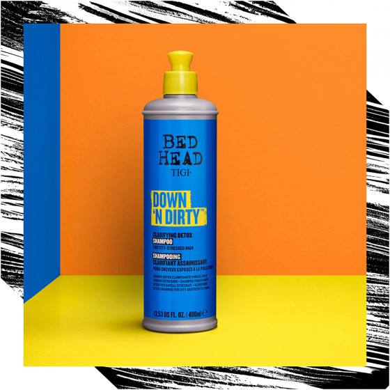 Tigi Bed Head Down'N Dirty Shampoo - Очищающий шампунь-детокс для волос - 2