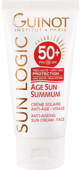 Guinot Age Sun Summum Anti-Ageing Sun Cream SPF50+ - Антивозрастной крем от солнца для лица