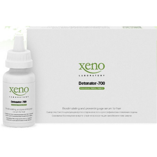 Xeno Laboratory Detonator-700 - Сыворотка биостимулирующая от очаговой алопеции и спонтанного выпадения волос 4*30 мл