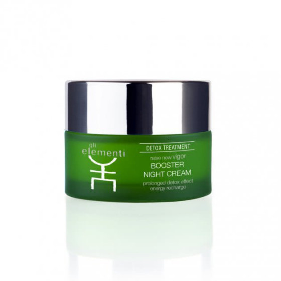 Gli Elementi Detox line Booster night cream - Ночной детокс крем для лица