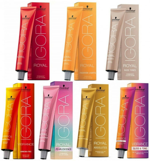 Schwarzkopf Professional Igora Royal - Перманентная крем-краска для волос - 1