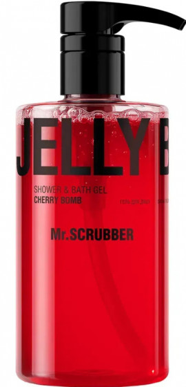 Mr.Scrubber Jelly Bubbles Shower & Bath Gel "Cherry Bomb" - Гель для душа