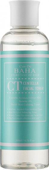 Cos De BAHA Centella Facial Toner - Восстанавливающий тонер для лица с центеллой