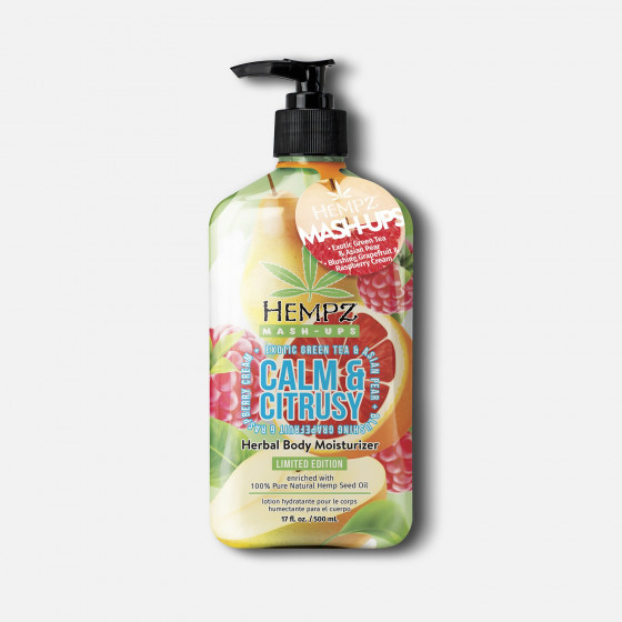 Hempz Mash-Ups Calm & Citrusy Herbal Body Moisturizer - Молочко для тела "Зеленый чай-Грейпфрут-Малина" - 1