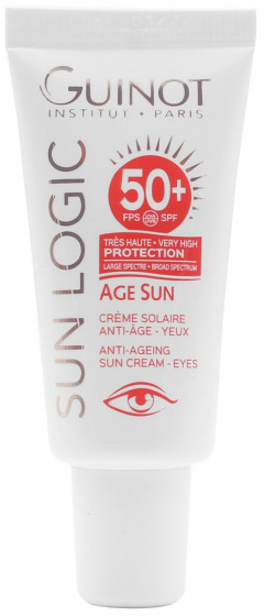 Guinot Age Sun Anti-Ageing Sun Cream Eyes SPF50+ - Антивозрастной крем от солнца для кожи вокруг глаз