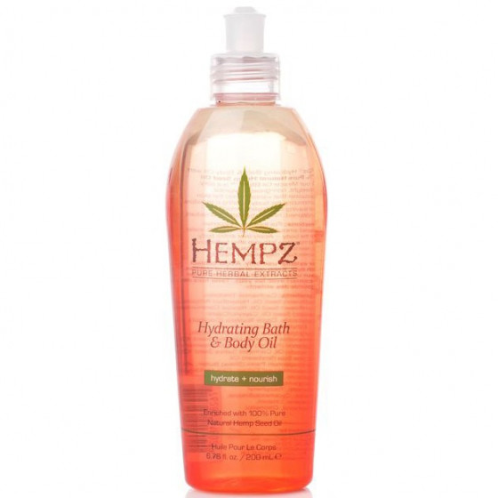 Hempz Hydrating Bath & Body Oil - Увлажняющее масло для тела и душа